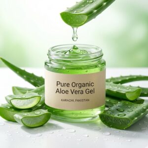Pure Organic Aloe Vera Gel – 100ml (Cooling & Soothing Formula)